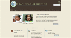 Desktop Screenshot of craniofacialmd.com